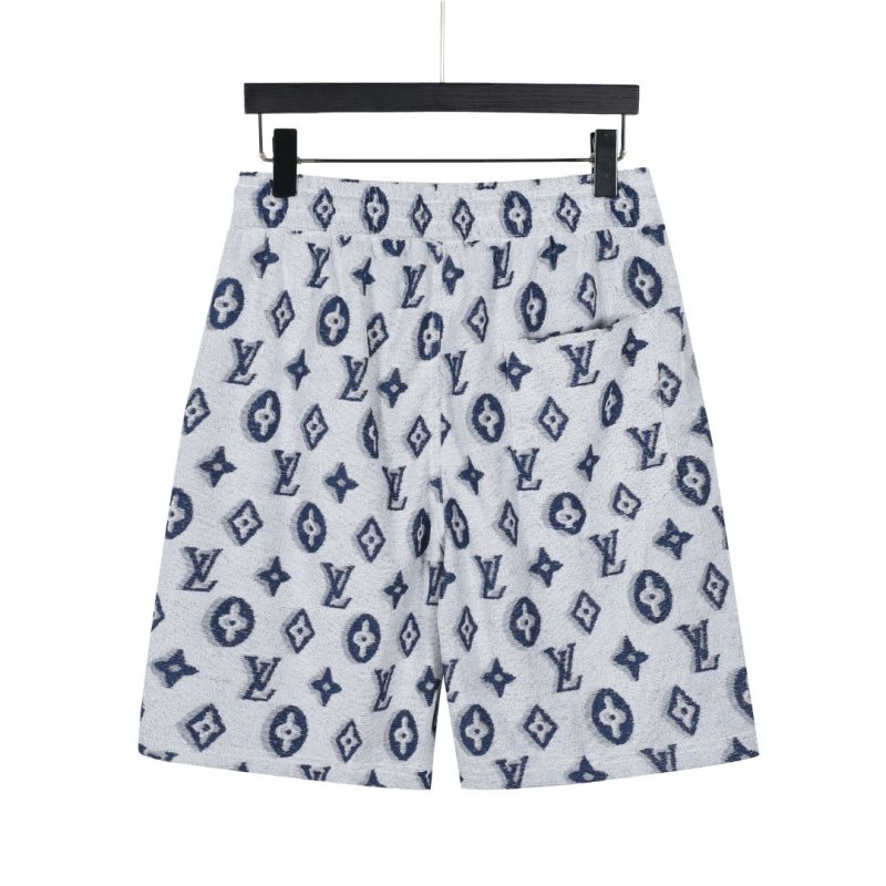 Louis Vuitton Monogram Shorts Grey Navy view