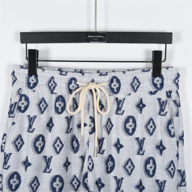 Louis Vuitton Monogram Shorts Grey Navy view