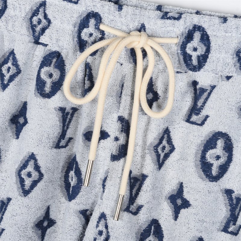 Louis Vuitton Monogram Shorts Grey Navy view