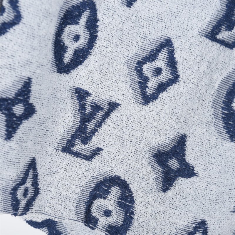 Louis Vuitton Monogram Shorts Grey Navy view
