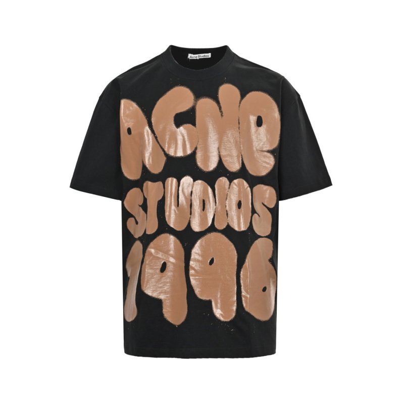 Black & Gold Oversized Graphic T-Shirt view