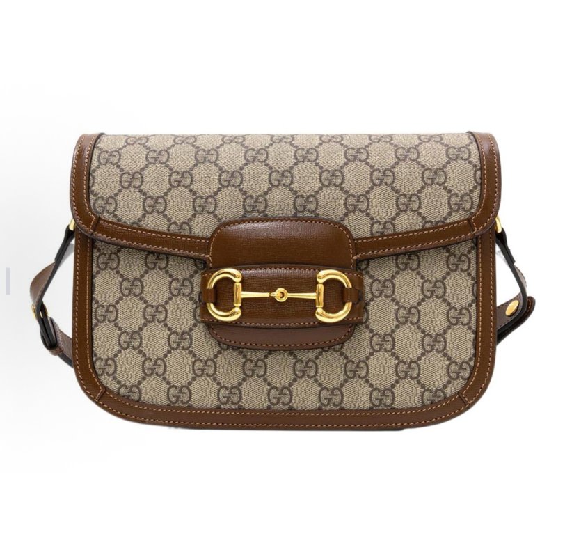 Gucci Horsebit 1955 Shoulder Bag Beige/Brown