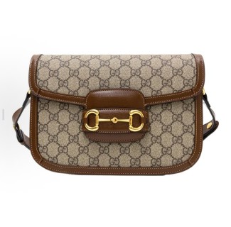 Gucci Horsebit 1955 Shoulder Bag Beige/Brown
