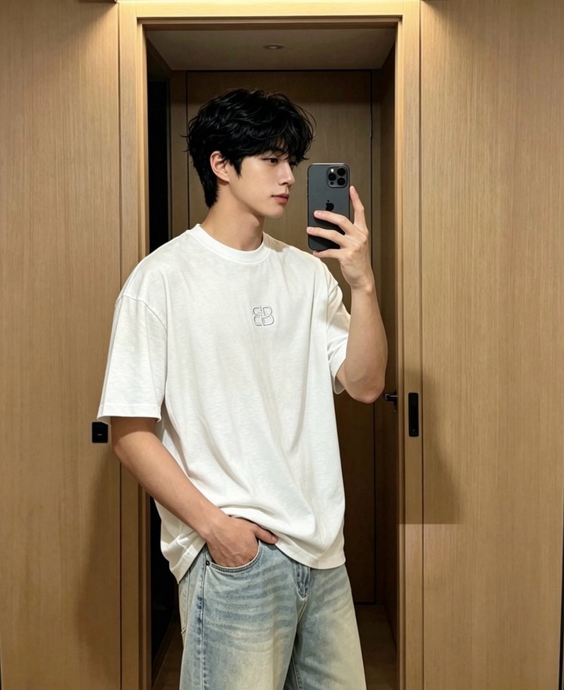 Balenciaga BB Logo White T-Shirt