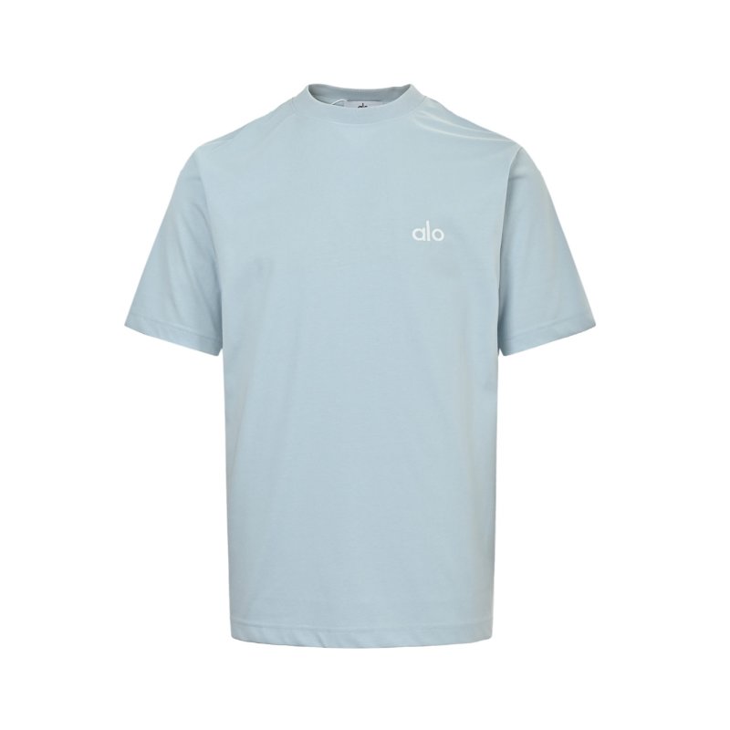 Alo Yoga Men's Classic Logo T-Shirt Light Blue view