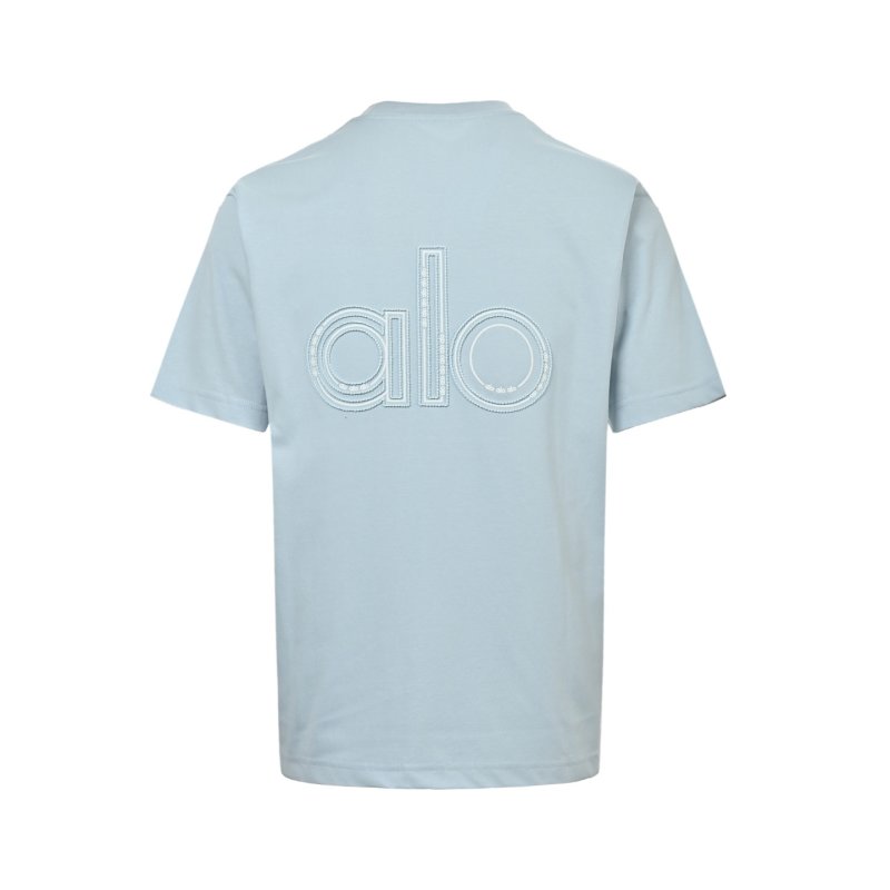 Alo Yoga Men's Classic Logo T-Shirt Light Blue view