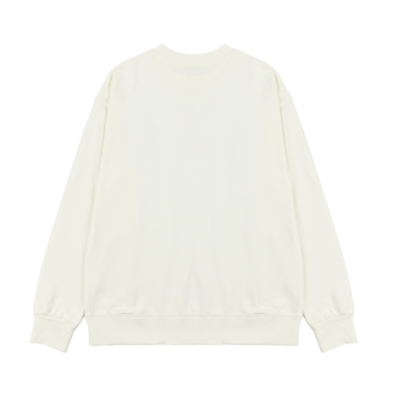 Balenciaga Red Logo Cream Oversized Hoodie view