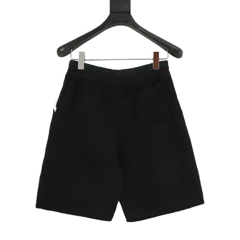 Essentials Black Logo Shorts view