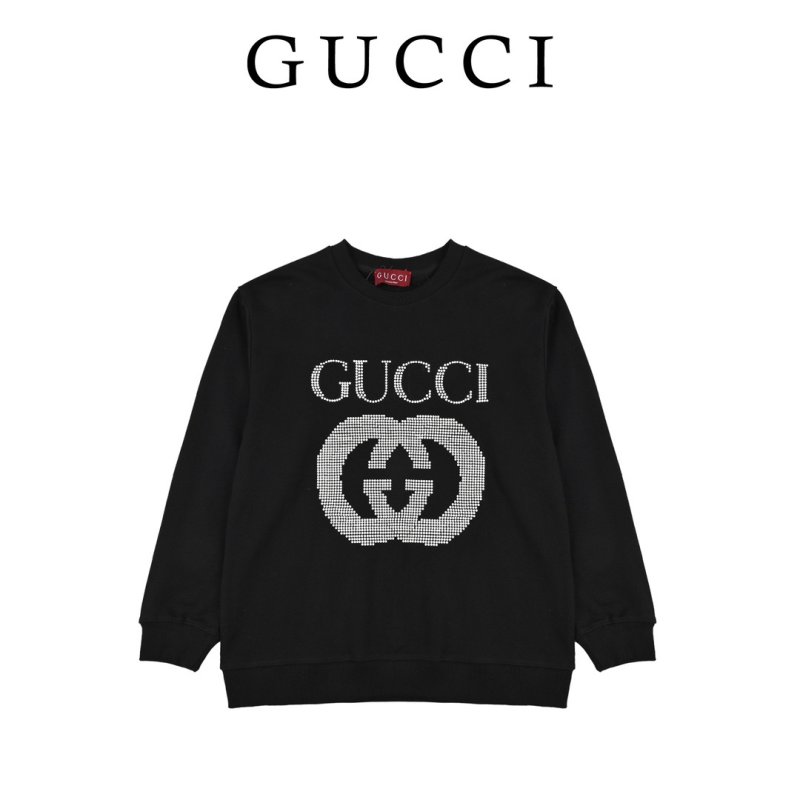 Gucci GG Logo Black Hoodie view