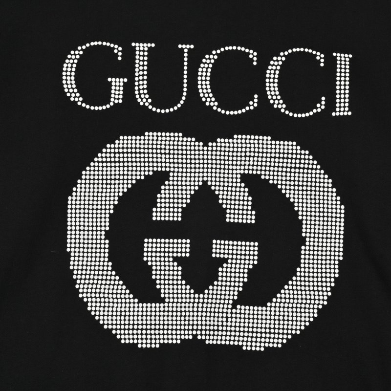 Gucci GG Logo Black Hoodie view