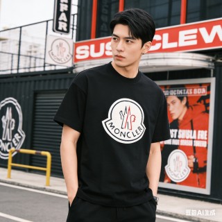 Moncler Black Logo T-Shirt