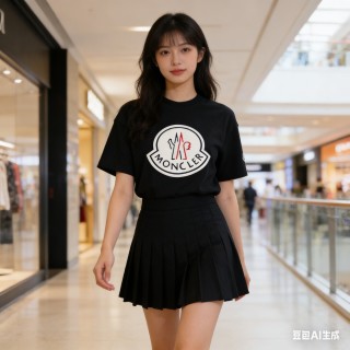Moncler Black Logo T-Shirt view 3