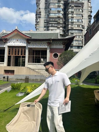 Dior White Embroidered Polo Shirt view 5