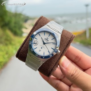 Omega Constellation 41mm Steel Blue Dial Watch view 2