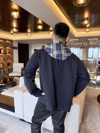 Lacoste Black Zip Hooded Jacket view 3
