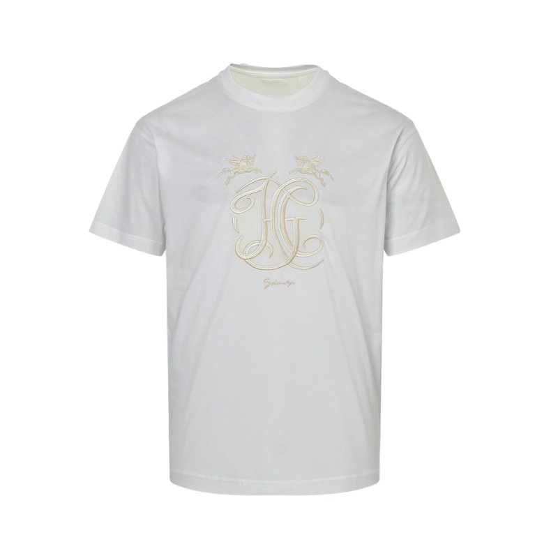 Chrome Hearts White Embroidered Logo T-Shirt view