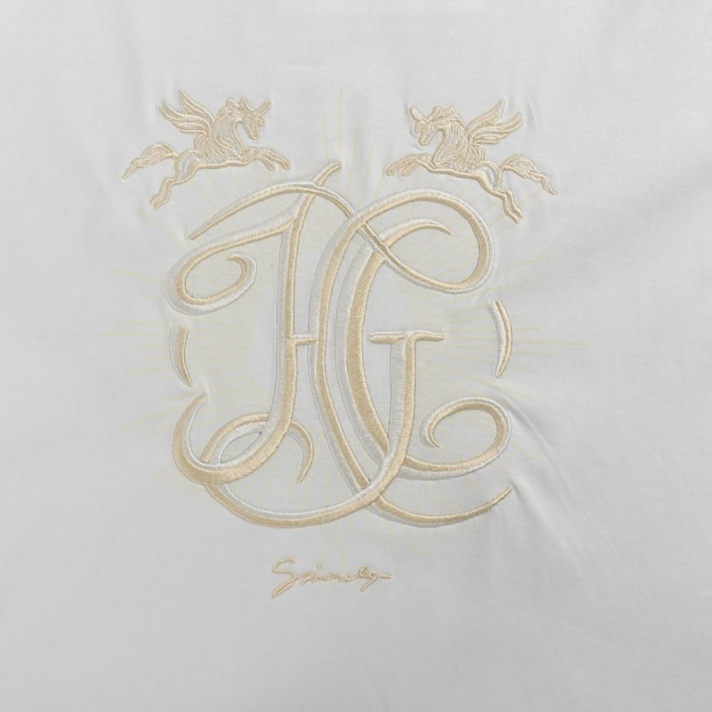Chrome Hearts White Embroidered Logo T-Shirt view