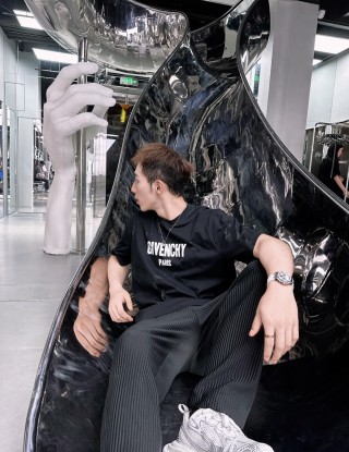 Givenchy Paris Black Short Sleeve T-Shirt view 4