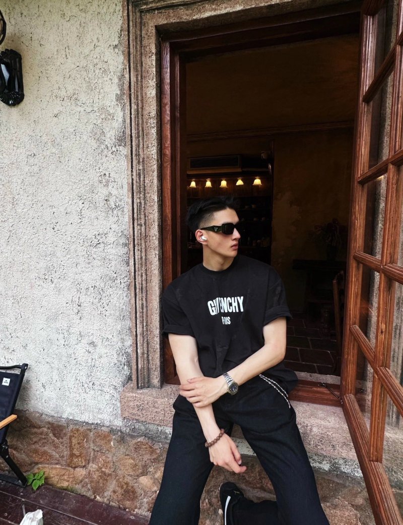 Givenchy Paris Black Short Sleeve T-Shirt view