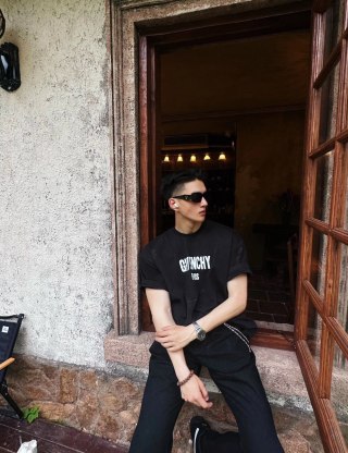 Givenchy Paris Black Short Sleeve T-Shirt view 6
