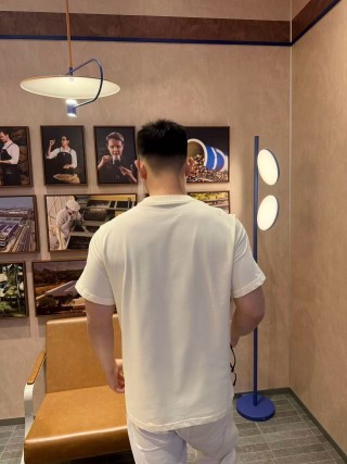 Moncler Holiday on the Beach 1952 Cream T-Shirt view 4