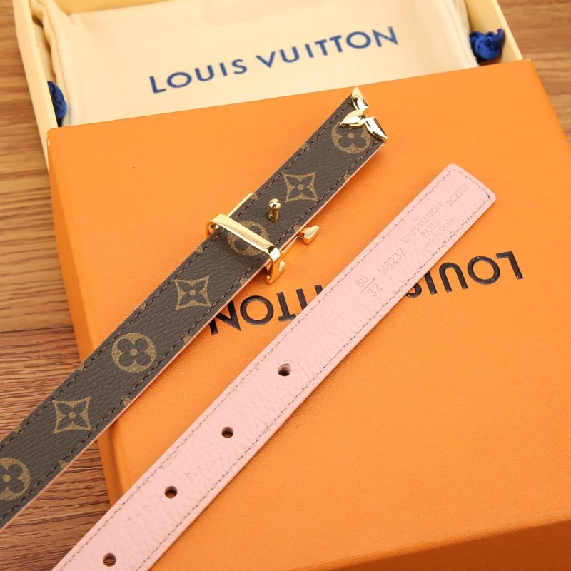 Louis Vuitton Iconic Reversible Belt Pink Leather 20mm view