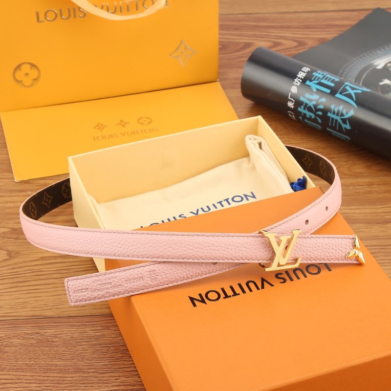 Louis Vuitton Iconic Reversible Belt Pink Leather 20mm view