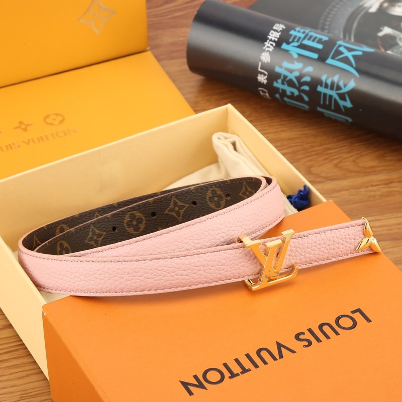 Louis Vuitton Iconic Reversible Belt Pink Leather 20mm view