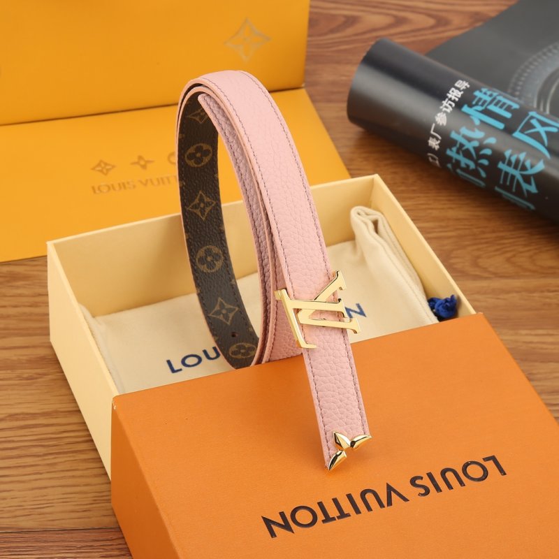 Louis Vuitton Iconic Reversible Belt Pink Leather 20mm view