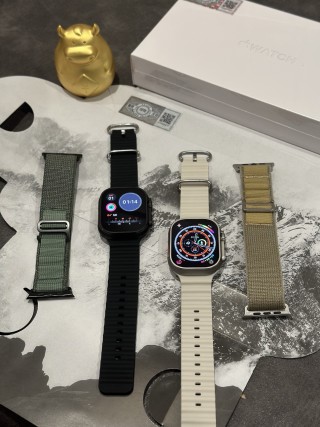 Apple Watch Ultra 2 1:1 Replica - Black Sport Band view 14