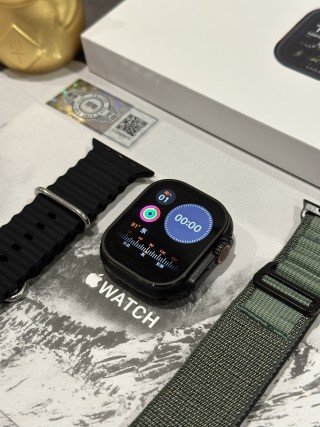Apple Watch Ultra 2 1:1 Replica - Black Sport Band view 2