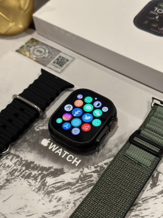 Apple Watch Ultra 2 1:1 Replica - Black Sport Band view 3