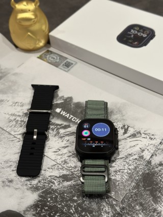 Apple Watch Ultra 2 1:1 Replica - Black Sport Band view 8