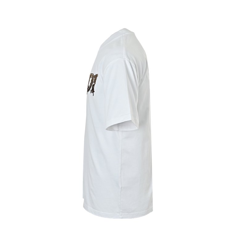 Fendi Gold Logo White T-Shirt view