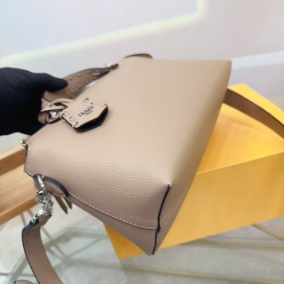 Fendi By The Way Beige Leather Handbag view 7