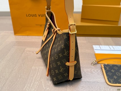 Louis Vuitton Carryall Monogram Canvas Shoulder Bag view 2