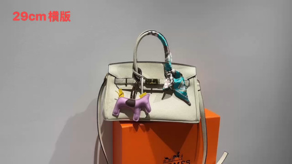 Hermès-Inspired Milk White Tote Bag 29cm with Silk Scarves