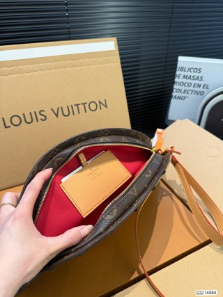 Louis Vuitton Monogram Fan Shoulder Bag Brown view 9