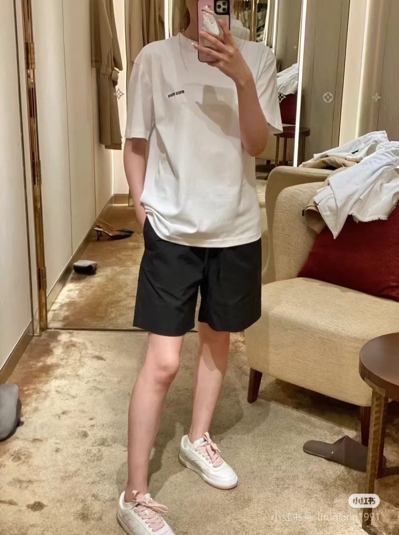 White Minimalist Logo Short Sleeve T-Shirt