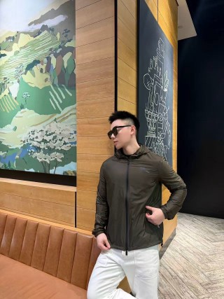 Stone Island Olive Nylon Hooded Jacket view 6