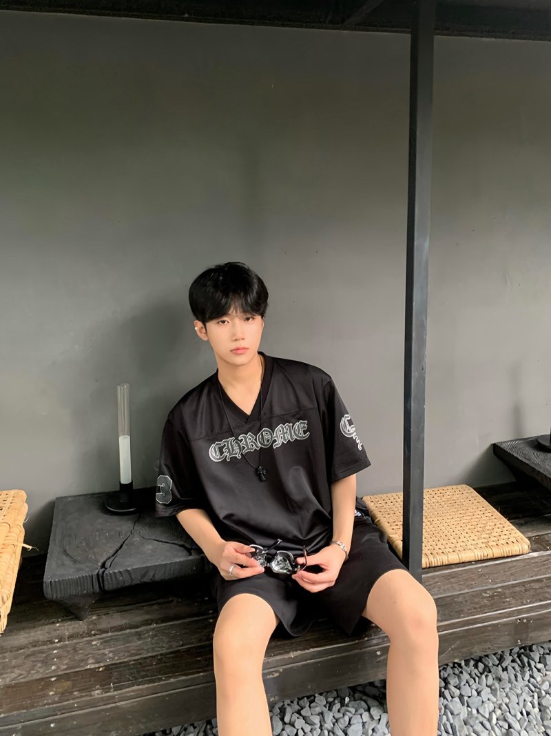 Chrome Hearts Ice Hockey Black Mesh Shorts view
