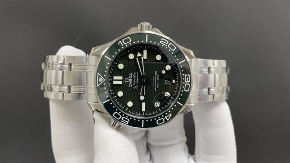 Omega Seamaster Professional 42mm Green Dial Watch view 2