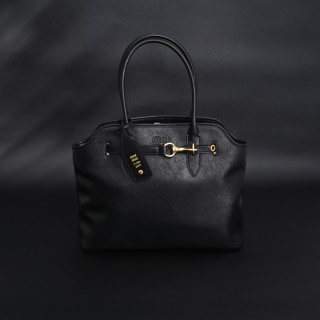 Miu Miu Shell Tote Bag Black