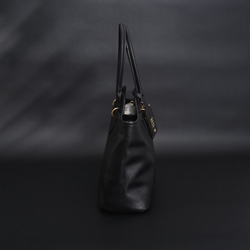 Miu Miu Shell Tote Bag Black view