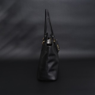 Miu Miu Shell Tote Bag Black view 3