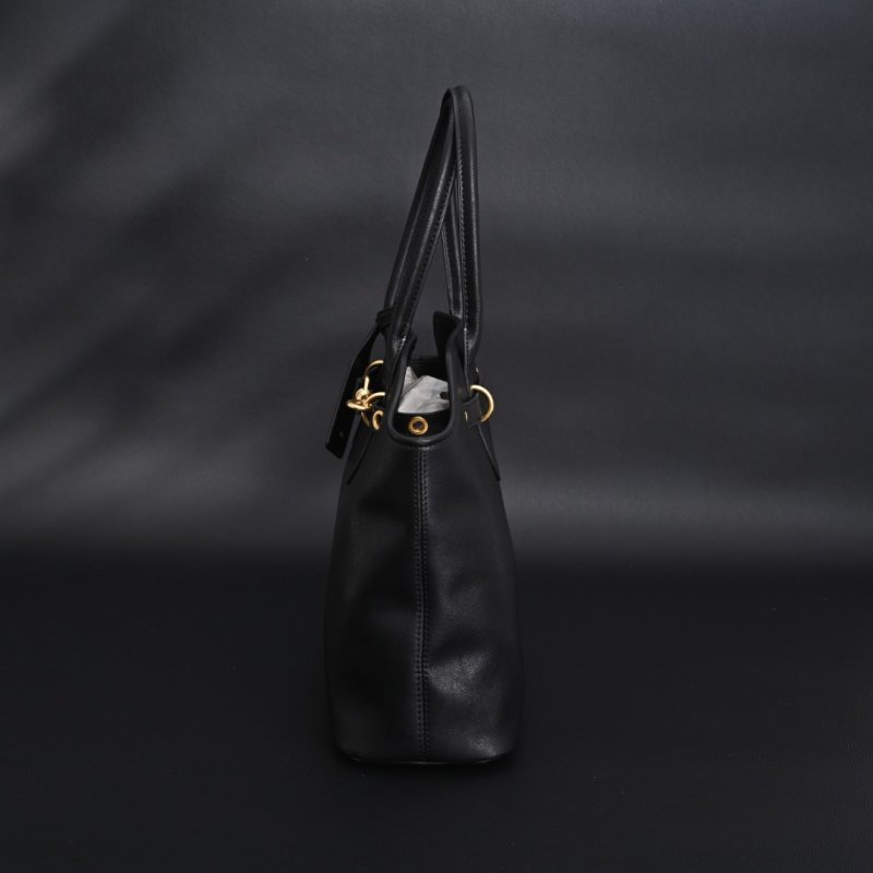 Miu Miu Shell Tote Bag Black view