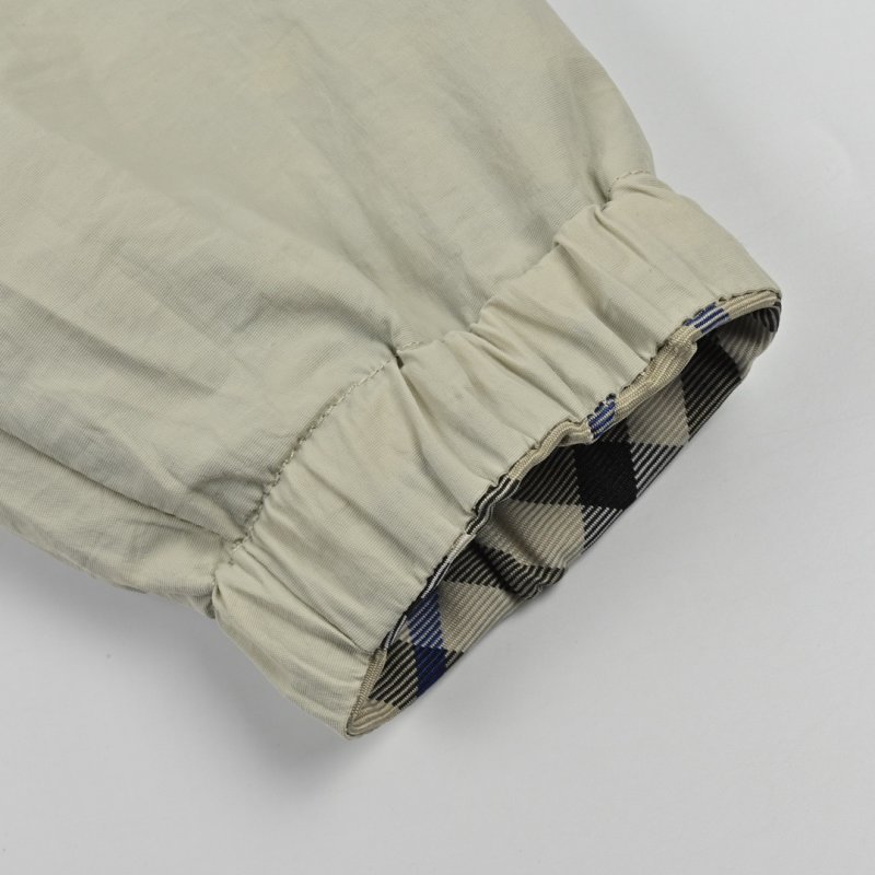 Burberry Check Puffer Jacket Cream & Navy view