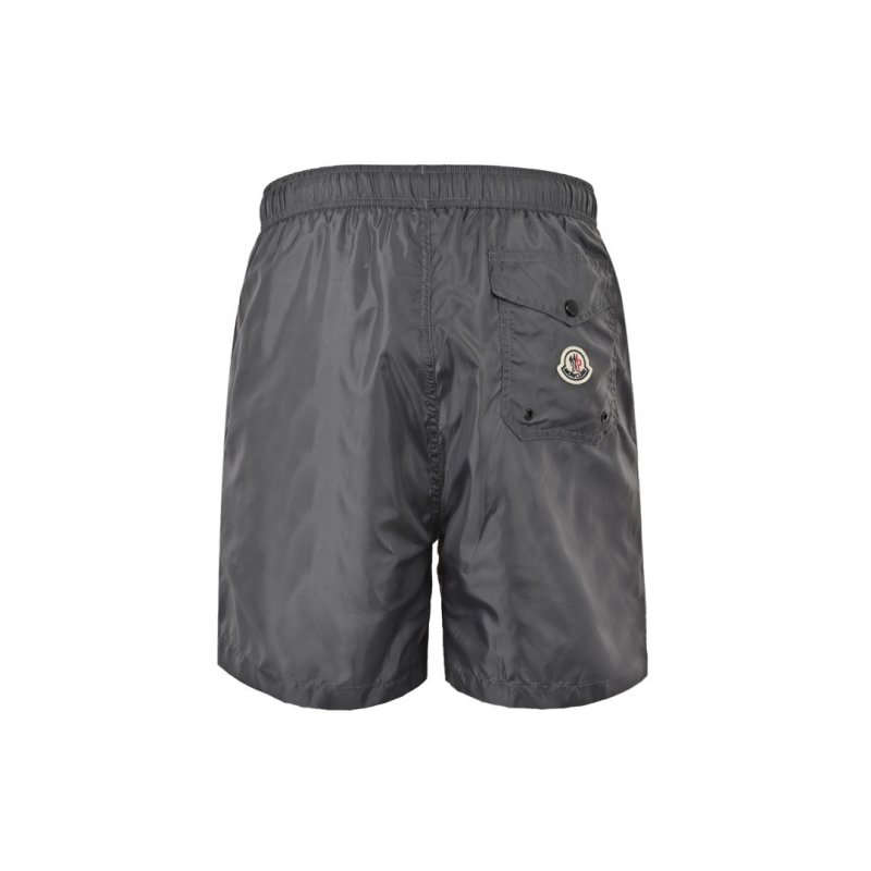 Black Nylon Cargo Shorts with Drawstring view