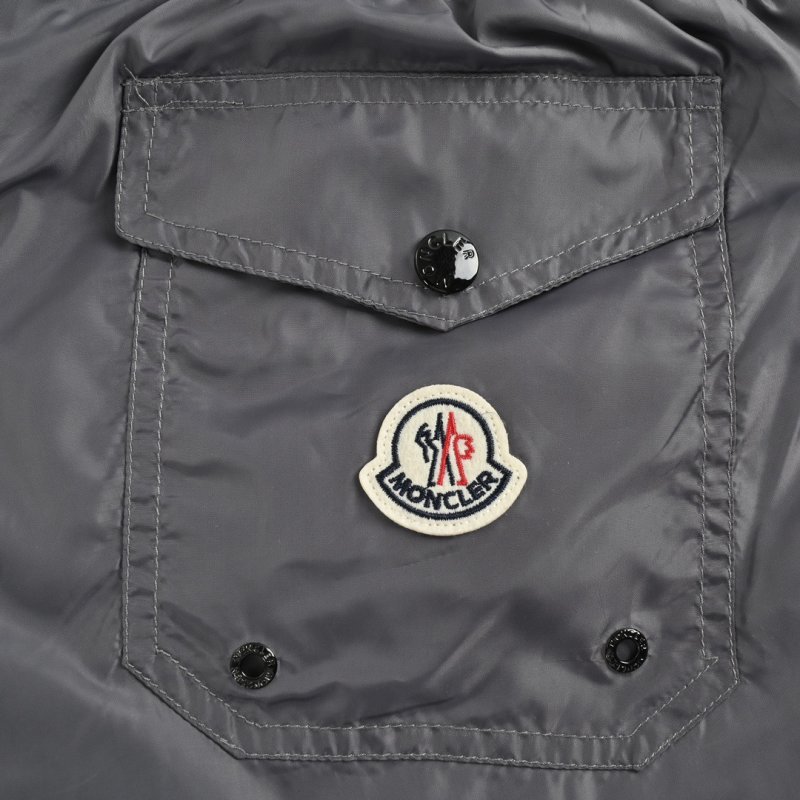 Black Nylon Cargo Shorts with Drawstring view