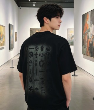 Chrome Hearts Black Cross Print T-Shirt view 6